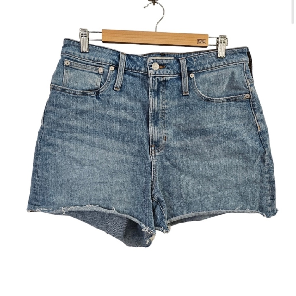 MADEWELL The Curvy Perfect Jean Short in Baylis Wash Size 31